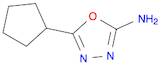 5-cyclopentyl-1,3,4-oxadiazol-2-amine