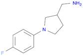 1-[1-(4-fluorophenyl)pyrrolidin-3-yl]methanamine