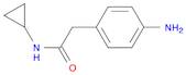 2-(4-aminophenyl)-N-cyclopropylacetamide