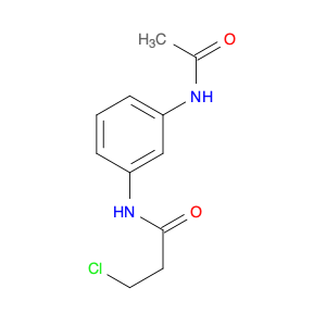 N-[3-(acetylamino)phenyl]-3-chloropropanamide