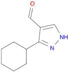 3-cyclohexyl-1H-pyrazole-4-carbaldehyde