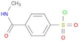 4-[(methylamino)carbonyl]benzenesulfonyl chloride