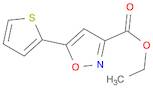 ETHYL 5-(2-THIENYL)ISOXAZOLE-3-CARBOXYLATE