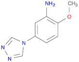 2-METHOXY-5-(4H-1,2,4-TRIAZOL-4-YL)ANILINE