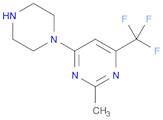 2-methyl-4-piperazin-1-yl-6-(trifluoromethyl)pyrimidine