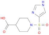 1-(1H-imidazol-4-ylsulfonyl)piperidine-4-carboxylic acid