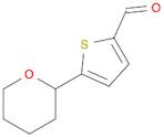 5-(Tetrahydro-2H-pyran-2-yl)thiophene-2-carbaldehyde