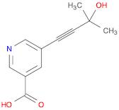 5-(3-Hydroxy-3-methylbut-1-yn-1-yl)nicotinic acid