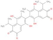 [2,2'-Binaphthalene]-1,1',4,4'-tetrone, 6,6',7,7'-tetrahydroxy-3,3'-diMethyl-5,5'-bis(1-Methylet...