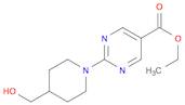 Ethyl 2-(4-(hydroxymethyl)piperidin-1-yl)pyrimidine-5-carboxylate