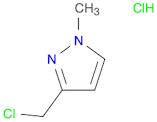 3-(chloromethyl)-1-methyl-1H-pyrazole hydrochloride