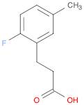 3-(2-FLUORO-5-METHYLPHENYL)PROPIONIC ACID