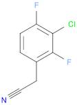 3-CHLORO-2,4-DIFLUOROPHENYLACETONITRILE