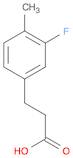 3-(3-FLUORO-4-METHYLPHENYL)PROPIONIC ACID