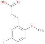 5'-Fluoro-2'-Methoxyphenylpropionic acid