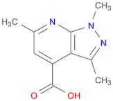 1,3,6-Trimethyl-1H-pyrazolo[3,4-b]pyridine-4-carboxylic acid