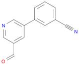 3-(5-FORMYLPYRIDIN-3-YL)BENZONITRILE