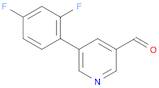 5-(2,4-DIFLUOROPHENYL)NICOTINALDEHYDE