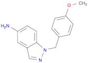 1H-Indazol-5-amine, 1-[(4-methoxyphenyl)methyl]-