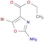 4-Oxazolecarboxylic acid, 2-amino-5-bromo-, ethyl ester