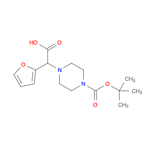 2-(4-Boc-piperazinyl)-2-(2-furanyl)acetic acid