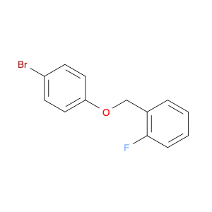 1-(4-bromophenoxymethyl)-2-fluorobenzene