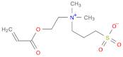 N-(2-ACRYLOYLOXYETHYL)-N,N-DIMETHYL-N-(3-SULFOPROPYL)AMMONIUM BETAINE