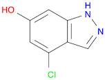 4-CHLORO-6-HYDROXY-(1H)INDAZOLE