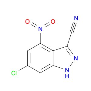 6-chloro-4-nitro-1H-indazole-3-carbonitrile