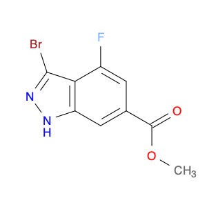 3-BROMO-4-FLUORO-6-INDAZOLECARBOXYLIC ACID METHYL ESTER