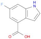 1H-Indole-4-carboxylic acid, 6-fluoro-