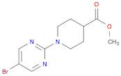 METHYL 1-(5-BROMOPYRIMIDIN-2-YL)PIPERIDINE-4-CARBOXYLATE