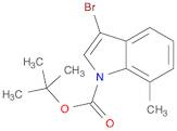 3-BROMO-7-METHYLINDOLE-1-CARBOXYLIC ACID TERT-BUTYL ESTER