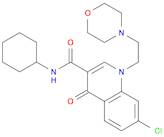 N-Cyclohexyl-7-chloro-1-[2-(4-morpholinyl)ethyl]quinolin-4(1H)-one-3-carboxamide