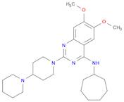 2-[1,4'-Bipiperidin]-1'-yl-N-cycloheptyl-6,7-dimethoxy-4-quinazolinaminedihydrochloride