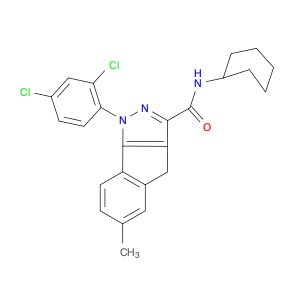 N-Cyclohexyl-1-(2,4-Dichlorophenyl)-6-Methyl-1,4-Dihydroindeno[1,2-C]Pyrazole-3-Carboxamide
