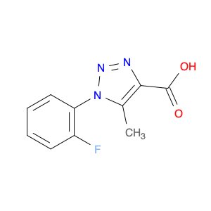 1-(2-fluorophenyl)-5-methyl-1H-1,2,3-triazole-4-carboxylic acid