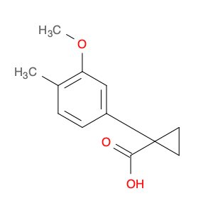 1-(3-Methoxy-4-methylphenyl)cyclopropane-1-carboxylic acid
