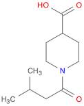 1-(3-METHYLBUTANOYL)PIPERIDINE-4-CARBOXYLIC ACID