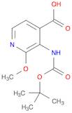 3-(tert-butoxycarbonylaMino)-2-Methoxyisonicotinic acid