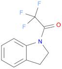 1H-Indole, 2,3-dihydro-1-(trifluoroacetyl)- (9CI)