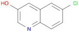 3-Quinolinol, 6-chloro-