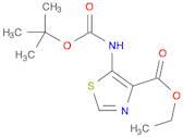 5-[[(tert-Butoxy)carbonyl]amino]-4-thiazolecarboxylic acid ethyl ester