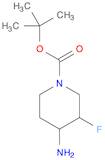 TERT-BUTYL 4-AMINO-3-FLUOROPIPERIDINE-1-CARBOXYLATE