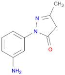 2-(3-aminophenyl)-2,4-dihydro-5-methyl-3H-pyrazol-3-one