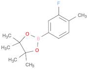 2-(3-FLUORO-4-METHYLPHENYL)-4,4,5,5-TETRAMETHYL-1,3,2-DIOXABOROLANE