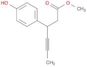 Methyl3-(4-hydroxyphenyl)hex-4-ynoate