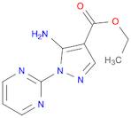 ethyl 5-amino-1-(pyrimidin-2-yl)-1H-pyrazole-4-carboxylate