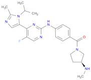 [4-[[5-Fluoro-4-[2-methyl-1-(1-methylethyl)-1H-imidazol-5-yl]-2-pyrimidinyl]amino]phenyl][(3S)-3...