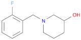 1-(2-fluorobenzyl)piperidin-3-ol